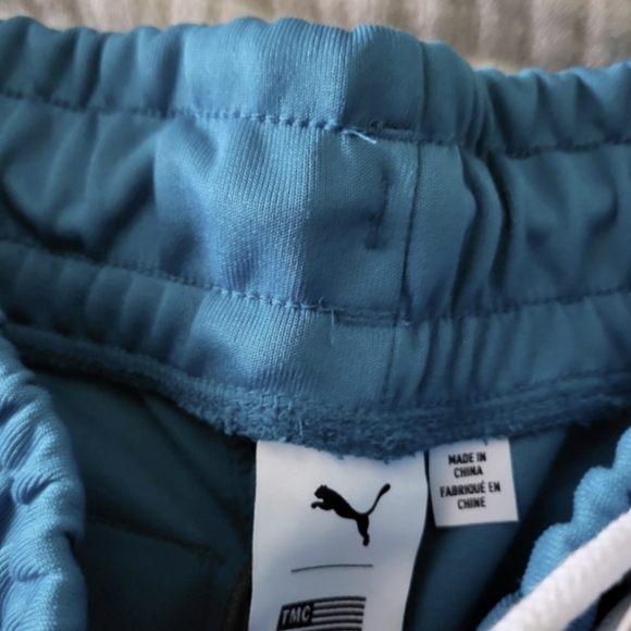 PUMA Men's X TMC Hustle Way Bermuda Shorts NWT Teal Blue Men 102024 - Picture 6 of 8